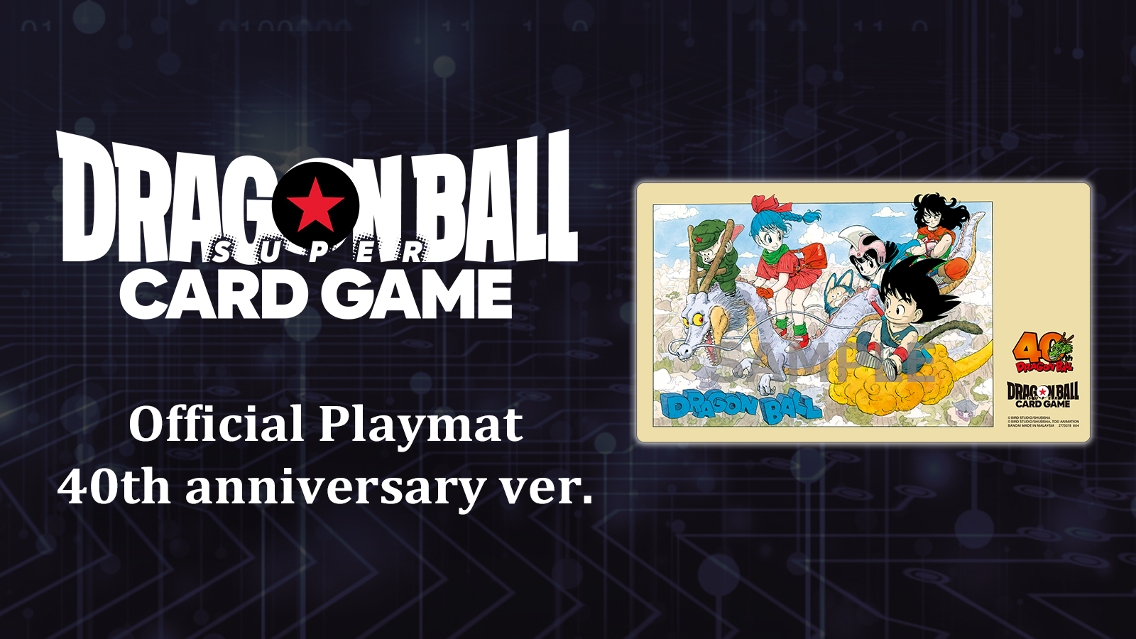 Official Playmat 40th Anniversary ver.